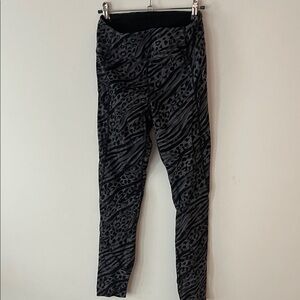 Stylish Black and Gray Pink Sport Leggings